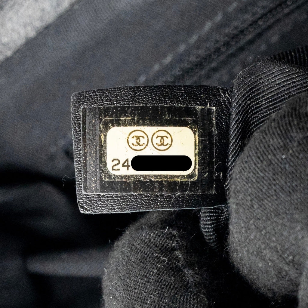 SMALL URBAN SPIRIT QUILTED BACKPACK CALFSKIN BLACK GHW