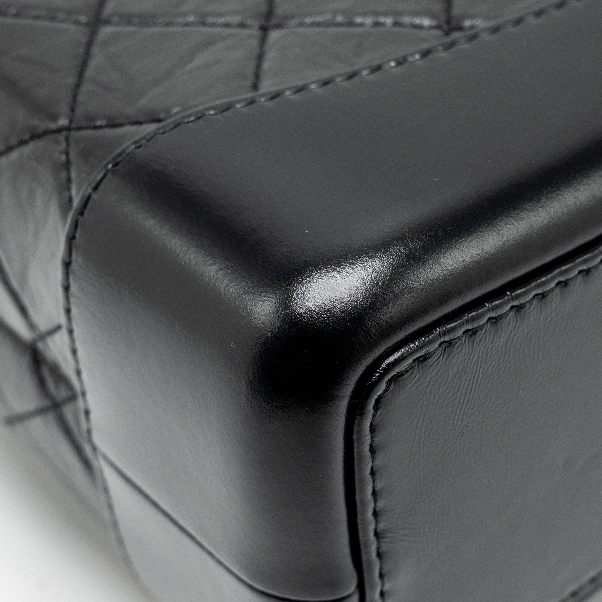 SMALL GABRIELLE BACKPACK AGED CALFSKIN BLACK MULTICOLOUR COLOUR HARDWARE (MICROCHIP)
