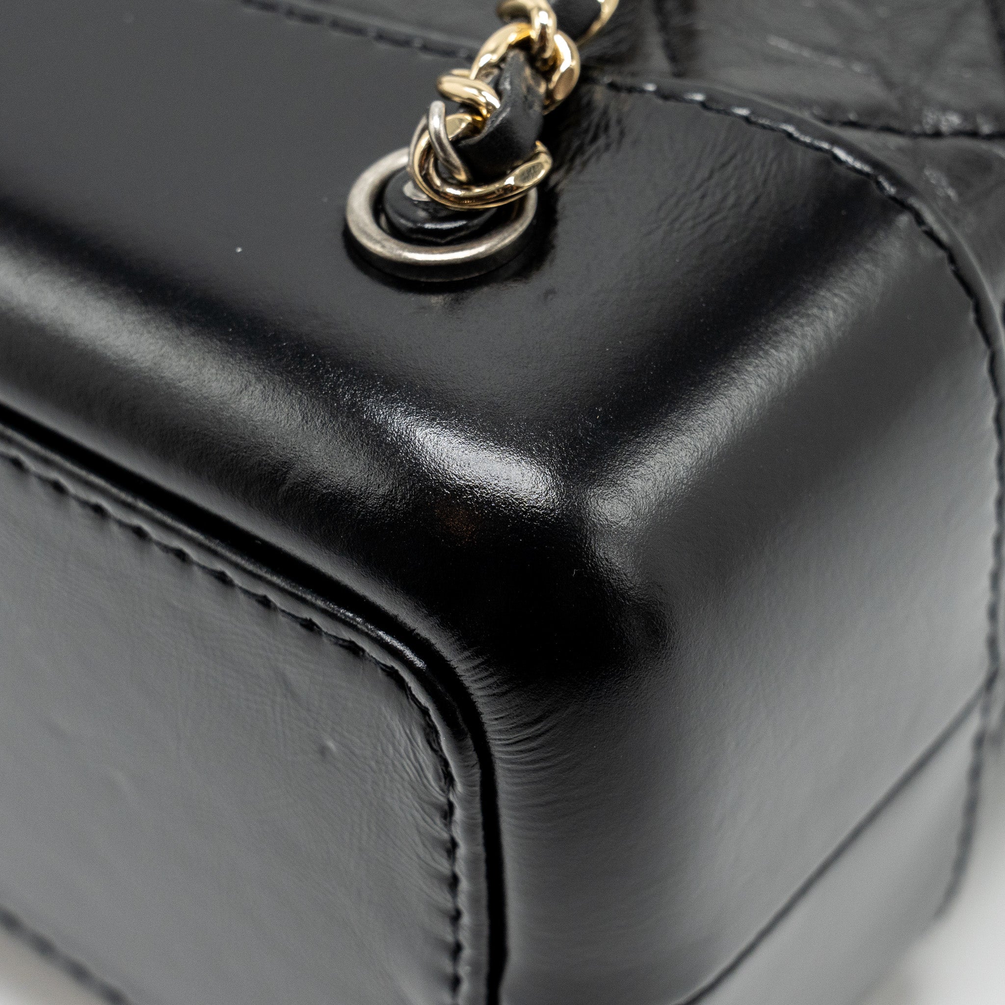 SMALL GABRIELLE BACKPACK AGED CALFSKIN BLACK MULTICOLOUR COLOUR HARDWARE (MICROCHIP)