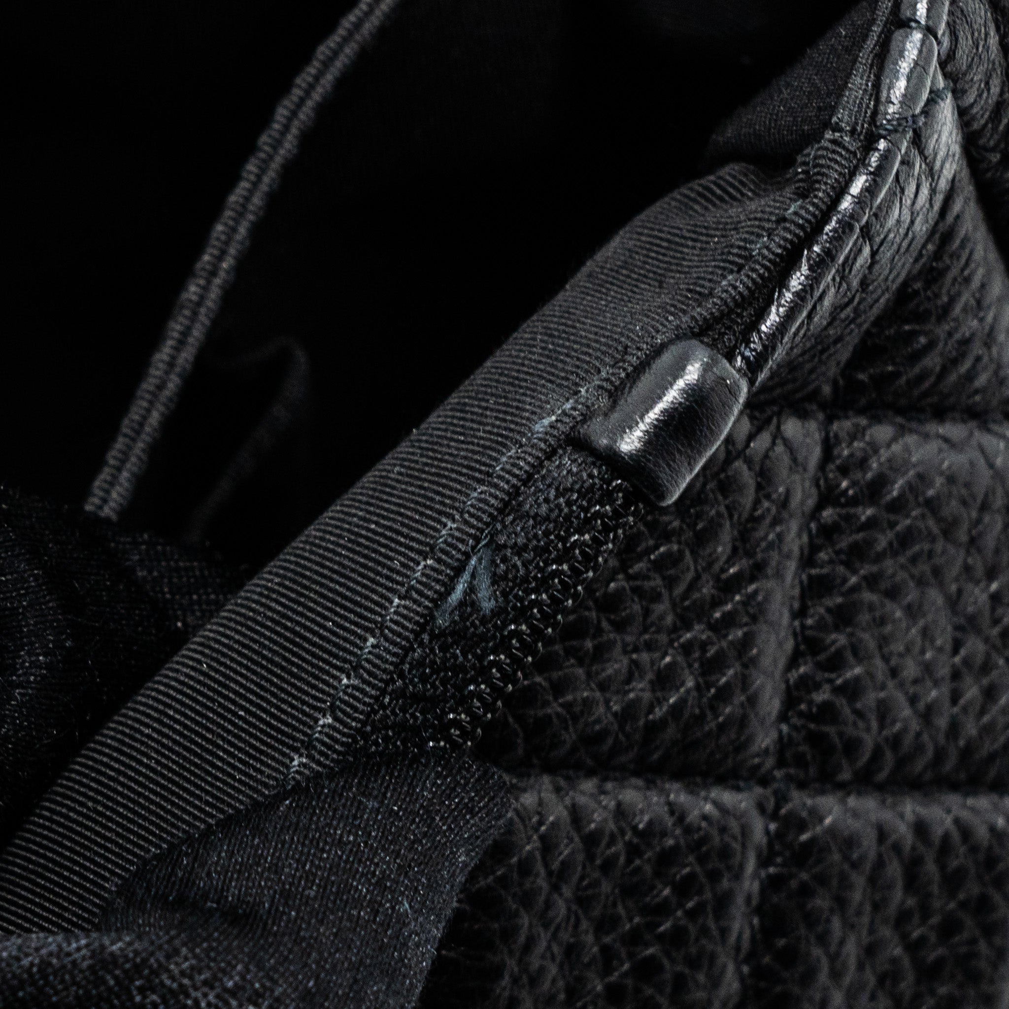 XXL CLASSIC TRAVEL FLAP CALFSKIN BLACK RUTHENIUM HARDWARE