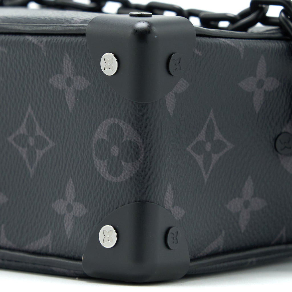 MINI SOFT TRUNK MONOGRAM ECLIPSE CANVAS BLACK HARDWARE