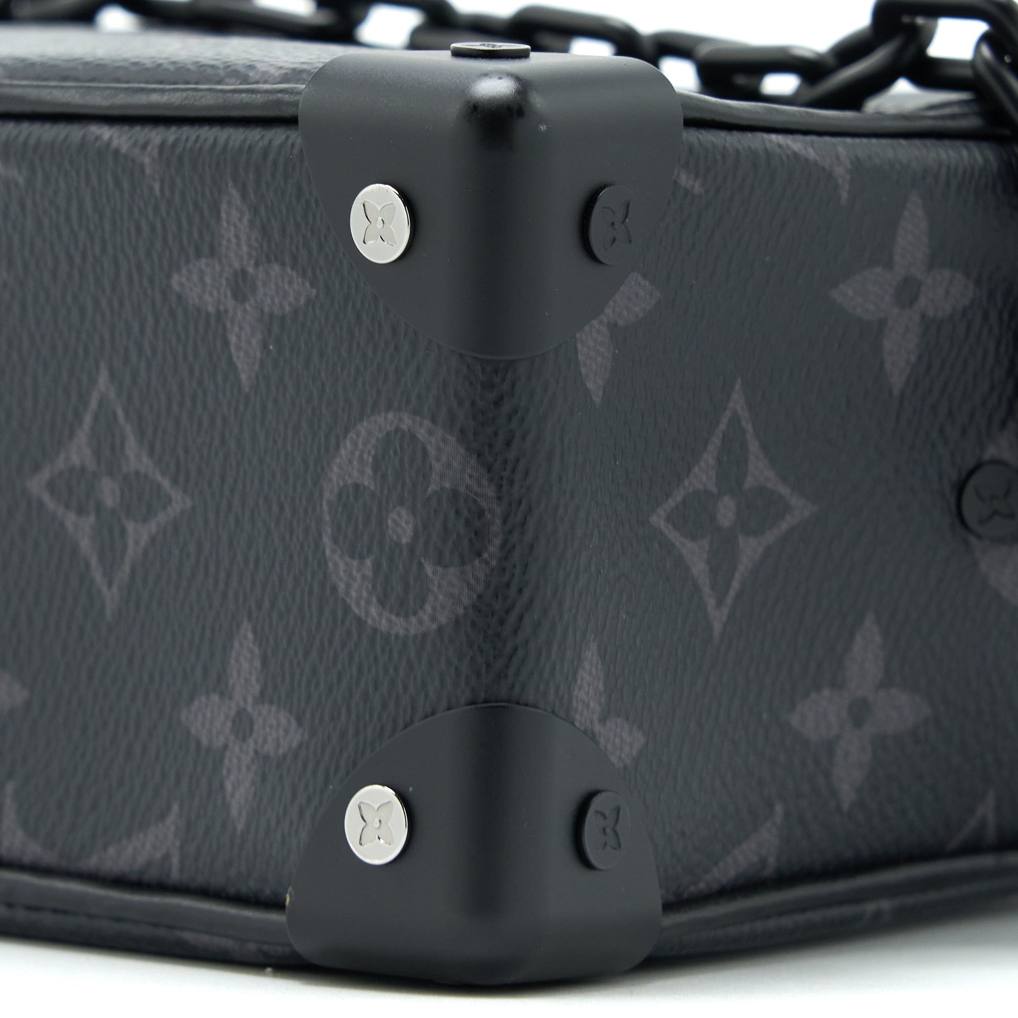 MINI SOFT TRUNK MONOGRAM ECLIPSE CANVAS BLACK HARDWARE
