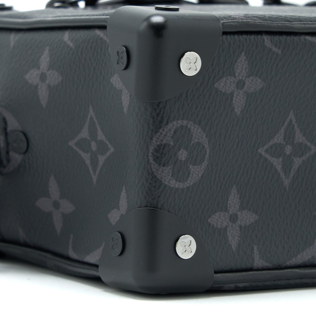 MINI SOFT TRUNK MONOGRAM ECLIPSE CANVAS BLACK HARDWARE