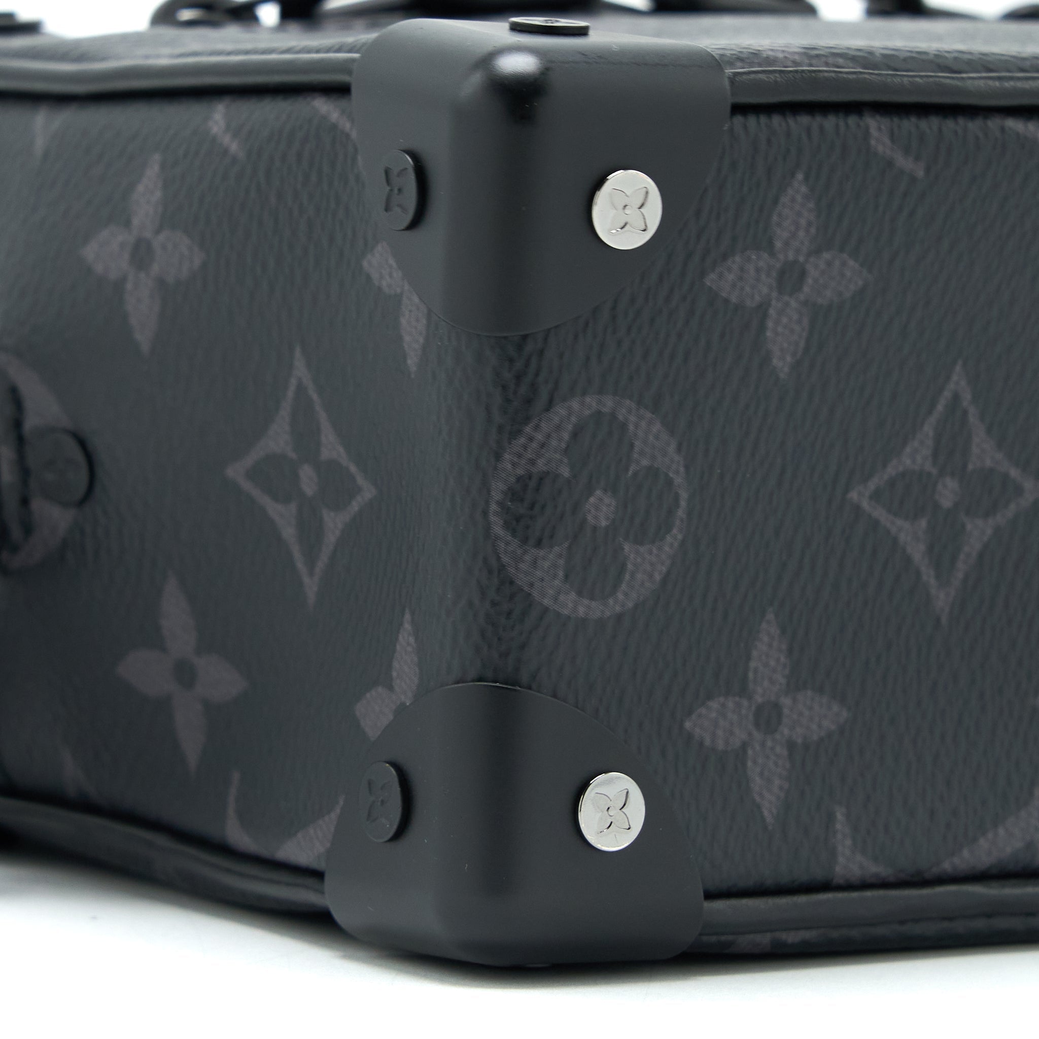 MINI SOFT TRUNK MONOGRAM ECLIPSE CANVAS BLACK HARDWARE