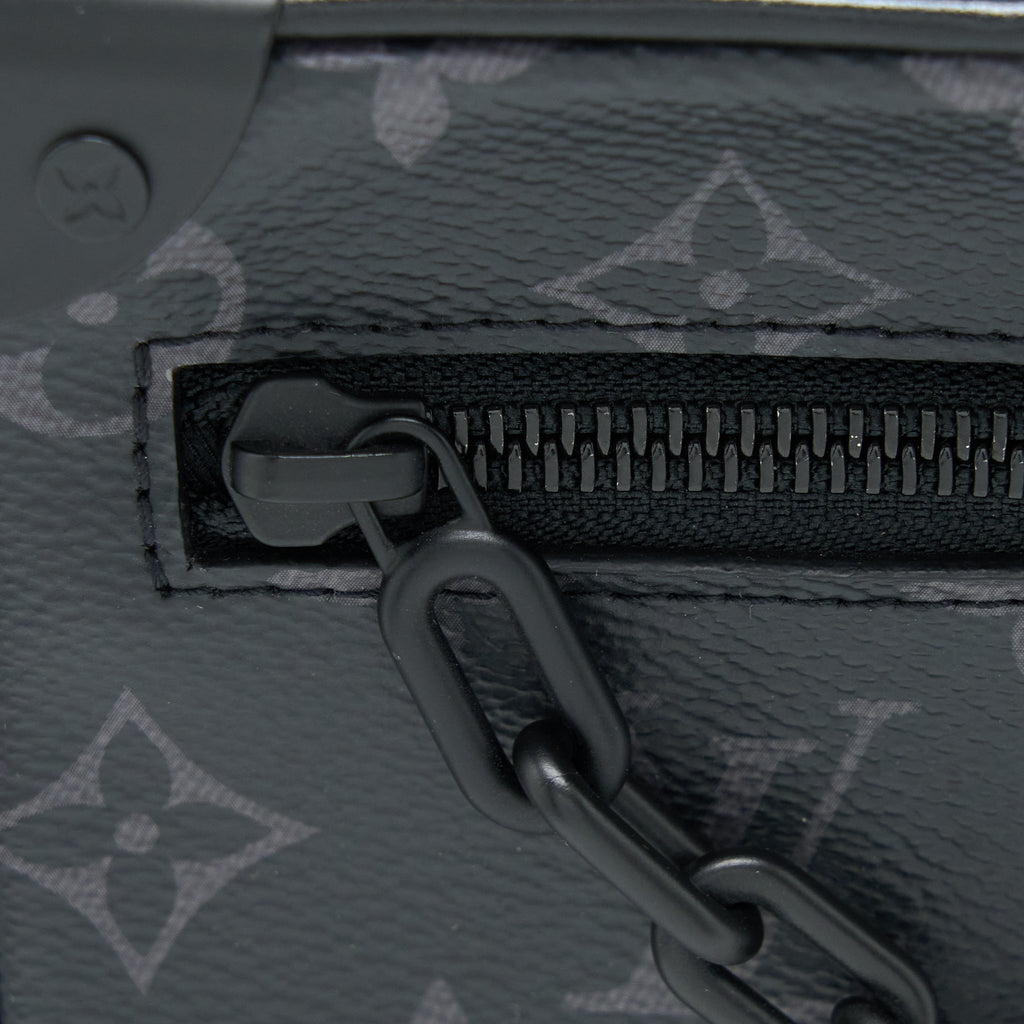 MINI SOFT TRUNK MONOGRAM ECLIPSE CANVAS BLACK HARDWARE
