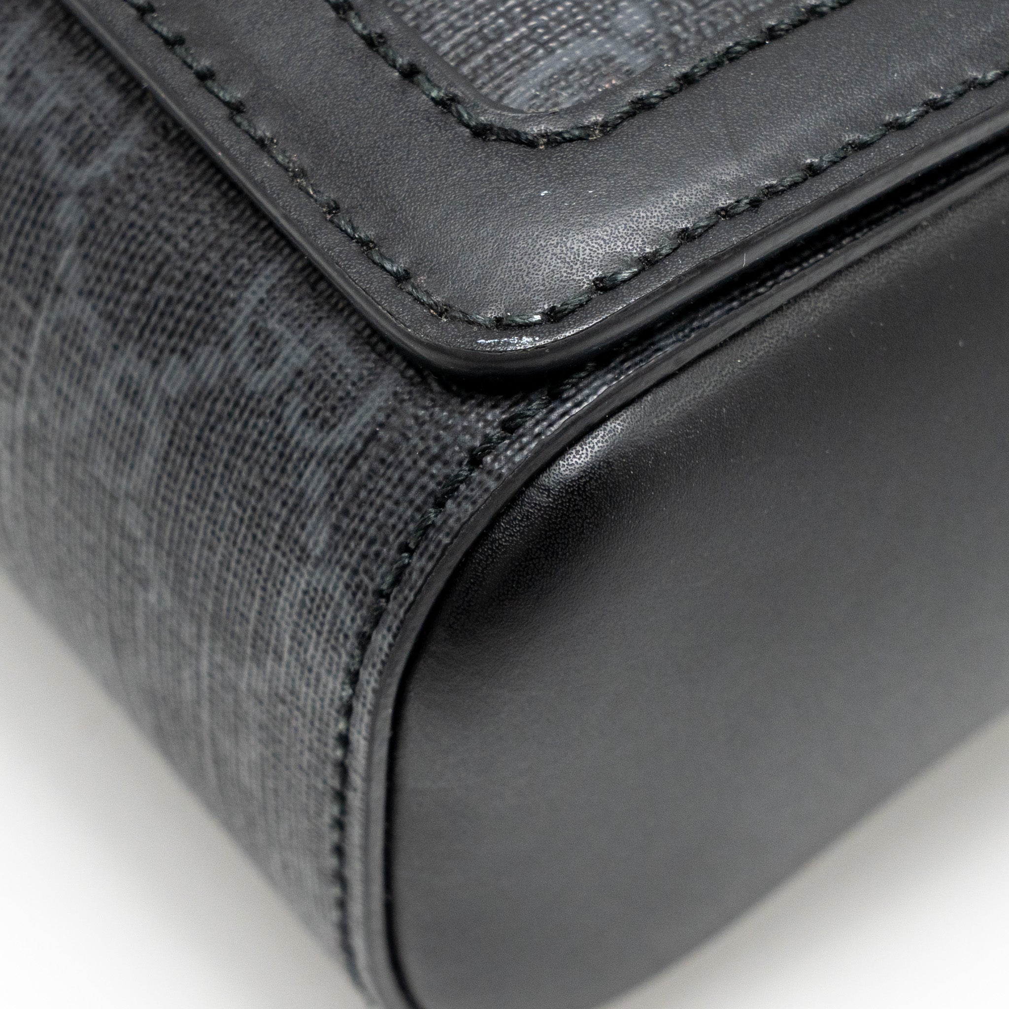 MESSENGER BAG GG SUPREME CANVAS BLACK MULTICOLOUR STRAP SHW