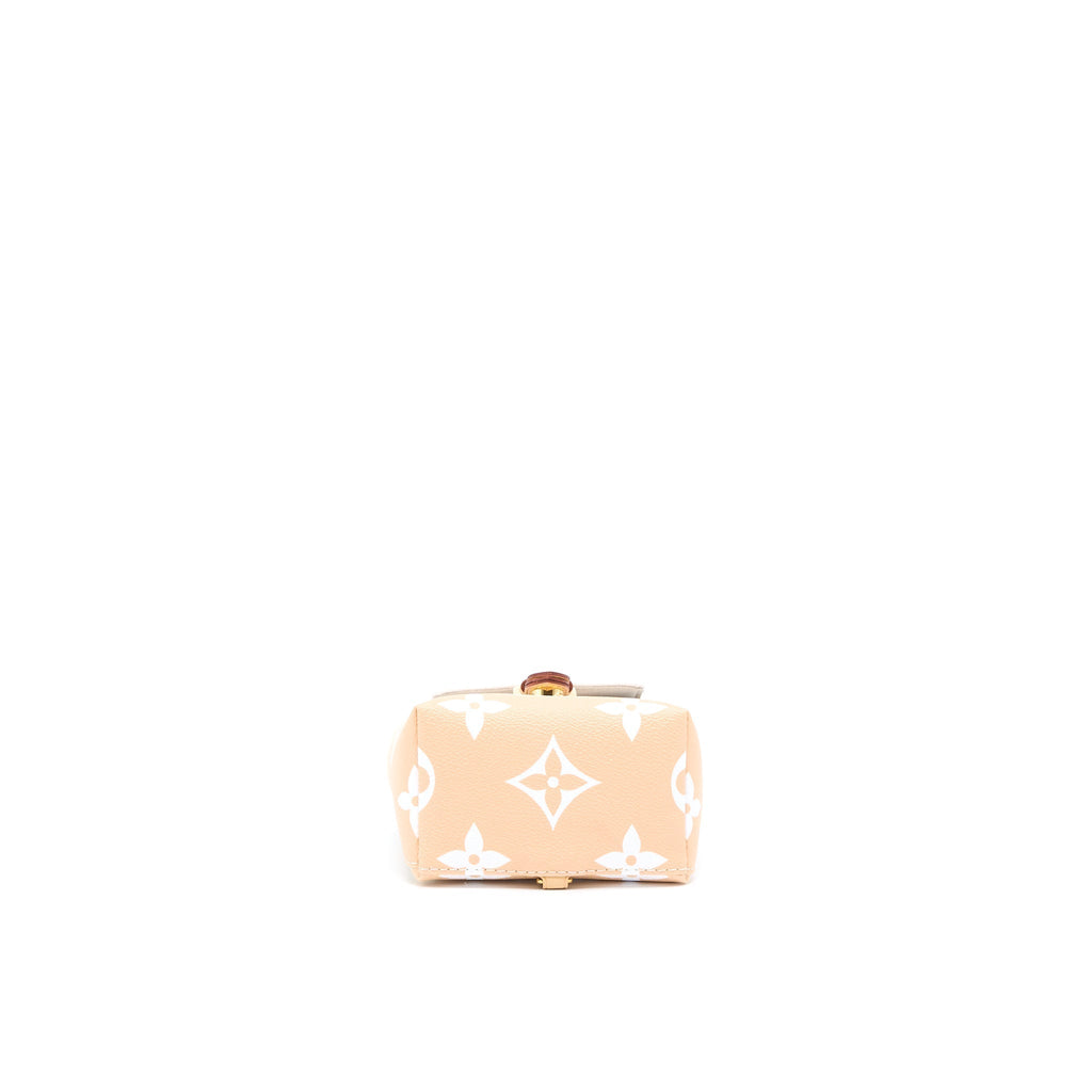 POOL BRUME MINI BACKPACK MONOGRAM COATED CANVAS GHW