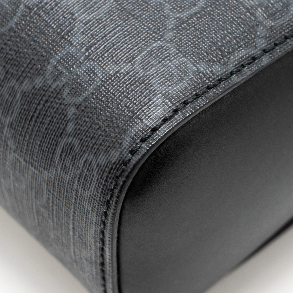 MESSENGER BAG GG SUPREME CANVAS BLACK MULTICOLOUR STRAP SHW