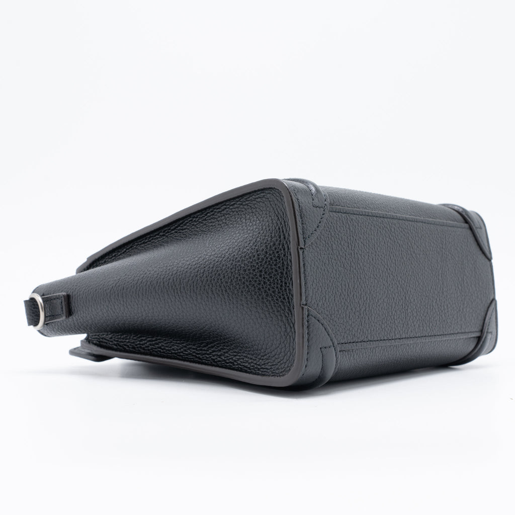 NANO LUGGAGE BAG CALFSKIN BLACK SHW