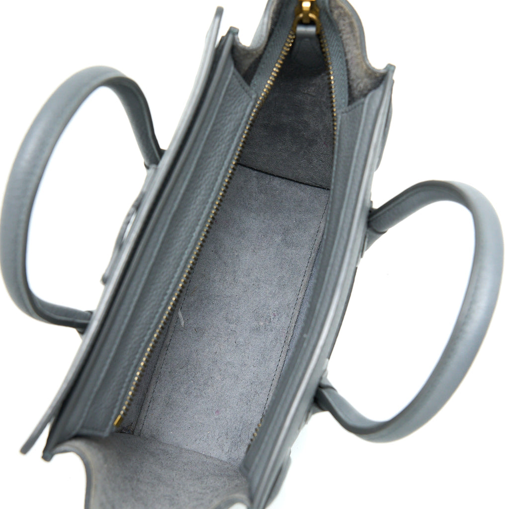 NANO LUGGAGE BAG GREY GHW