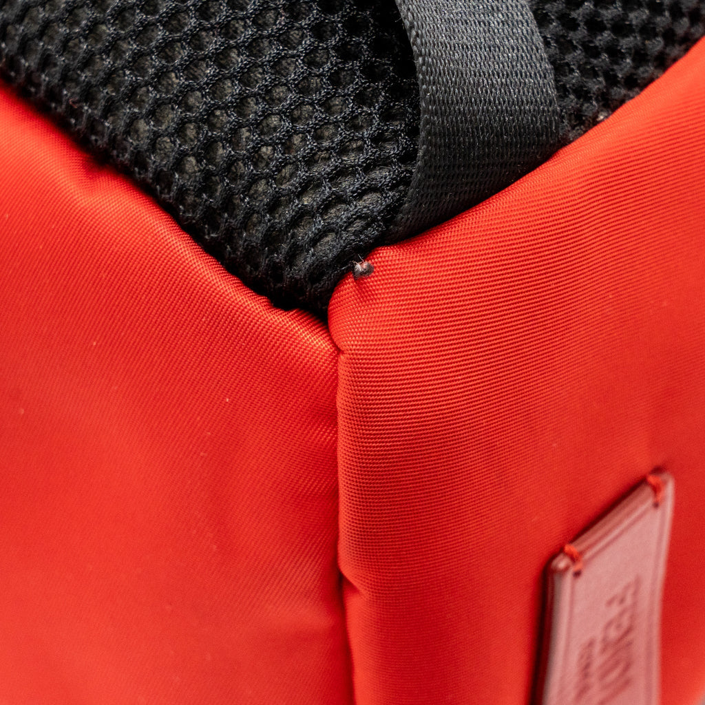 MONSTER BACKPACK NYLON/LEATHER RED/MULTICOLOUR SHW