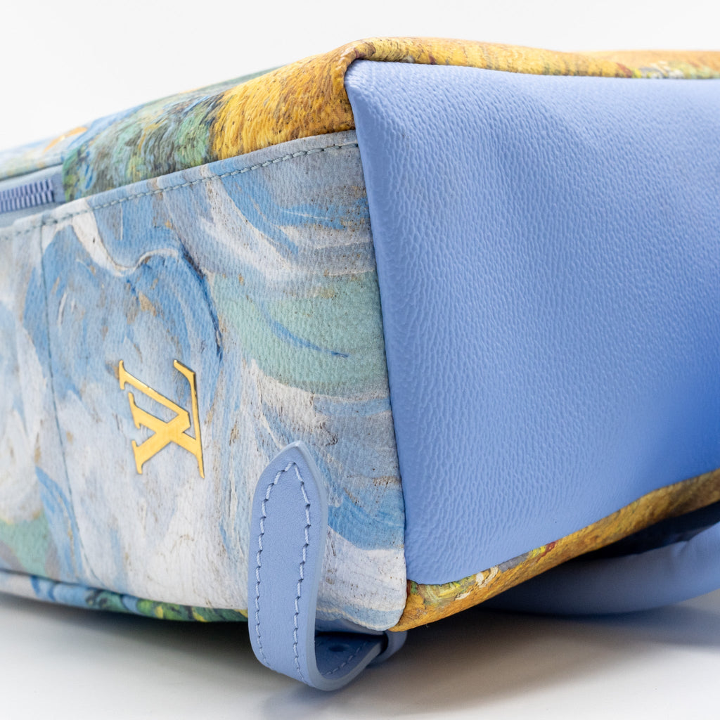 JEFF KOONS VAN GOGH PALM SPRINGS BACKPACK MONOGRAM MULTICOLOUR GHW
