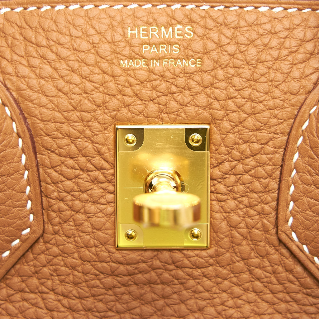 HERMES BIRKIN25 TOGO GOLD WITH GHW