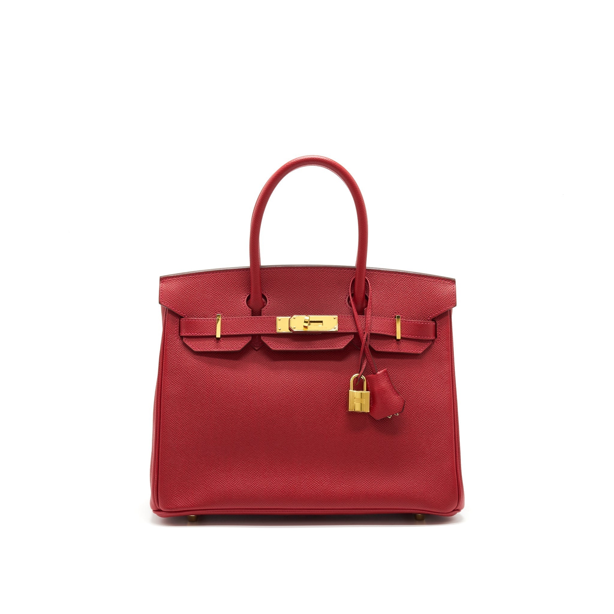 HERMES BIRKIN 30 Q5 ROUGE CASAQUE GOLD HARDWARE