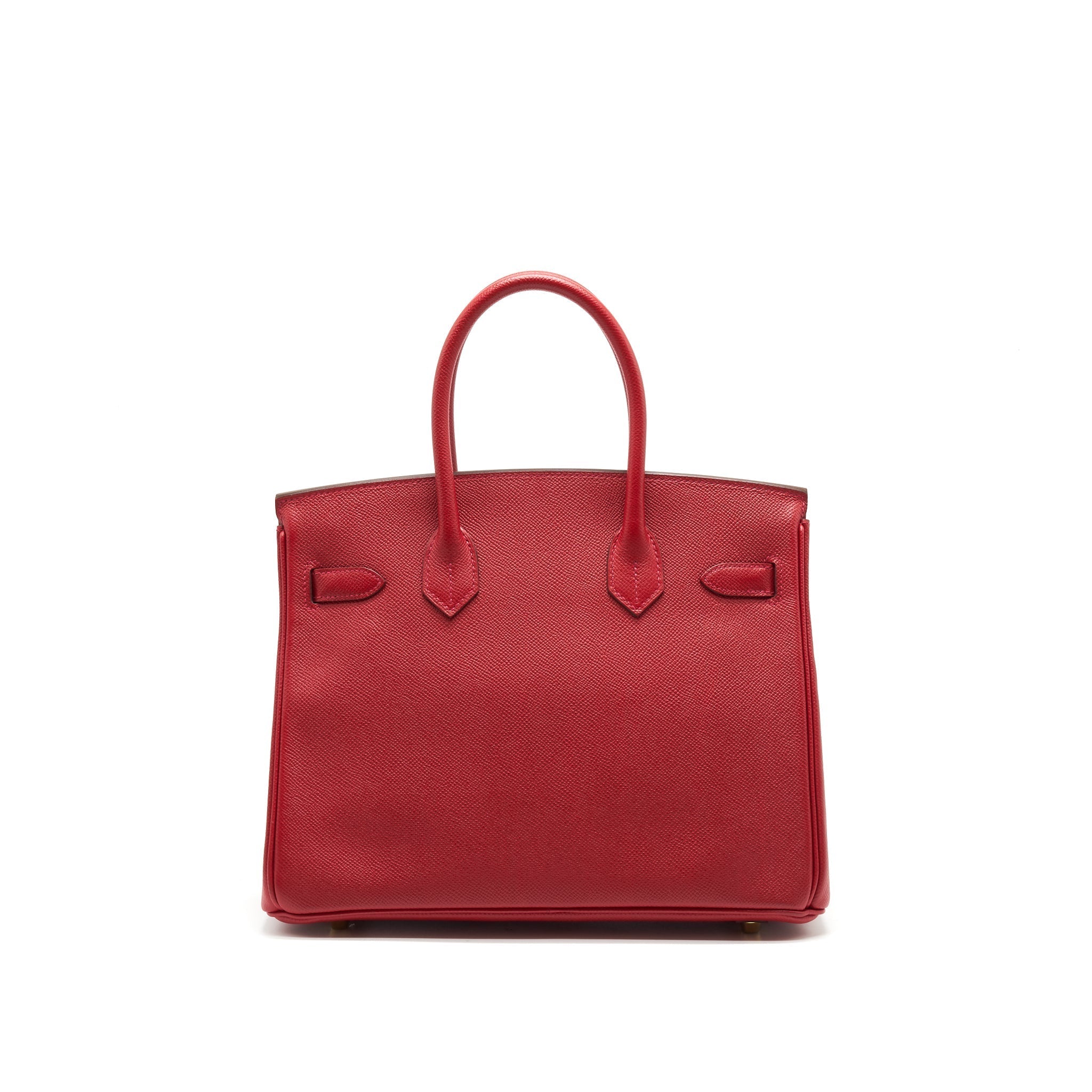 HERMES BIRKIN 30 Q5 ROUGE CASAQUE GOLD HARDWARE