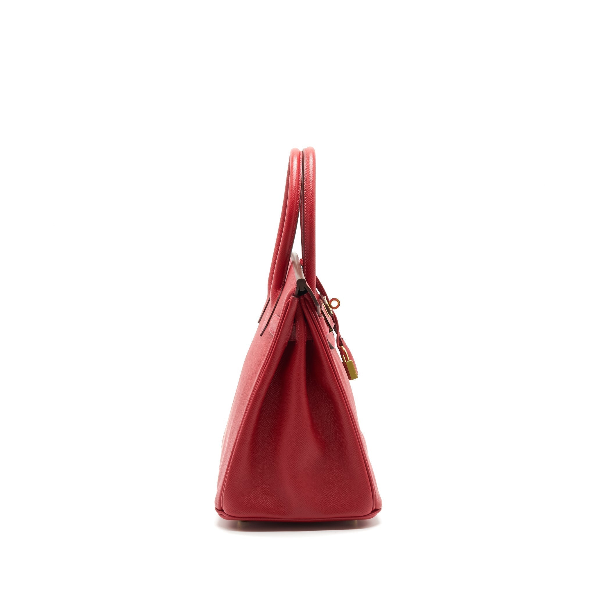 HERMES BIRKIN 30 Q5 ROUGE CASAQUE GOLD HARDWARE