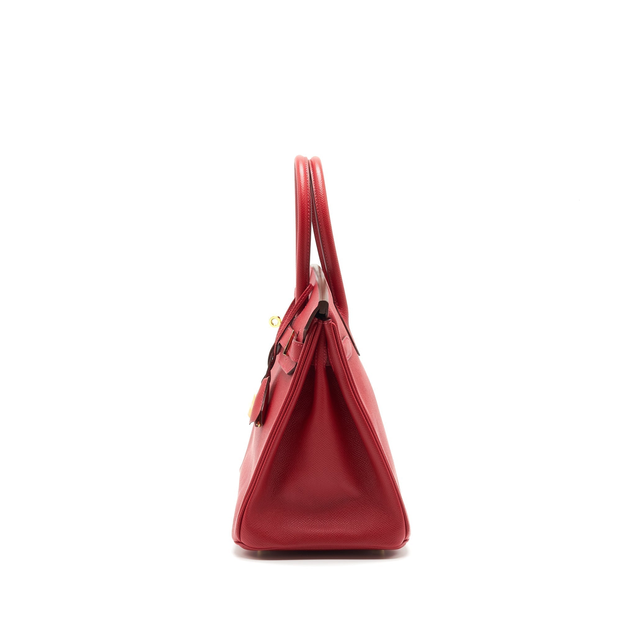 HERMES BIRKIN 30 Q5 ROUGE CASAQUE GOLD HARDWARE