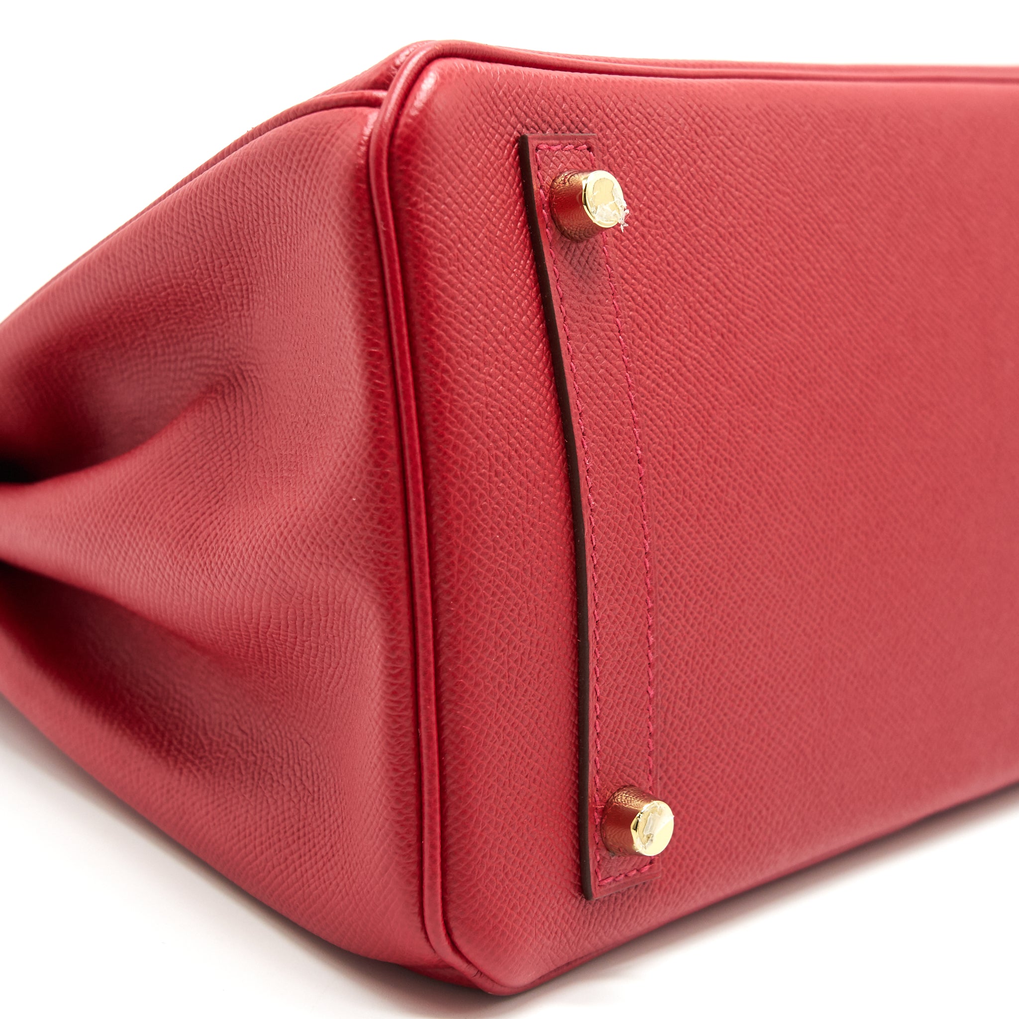 HERMES BIRKIN 30 Q5 ROUGE CASAQUE GOLD HARDWARE