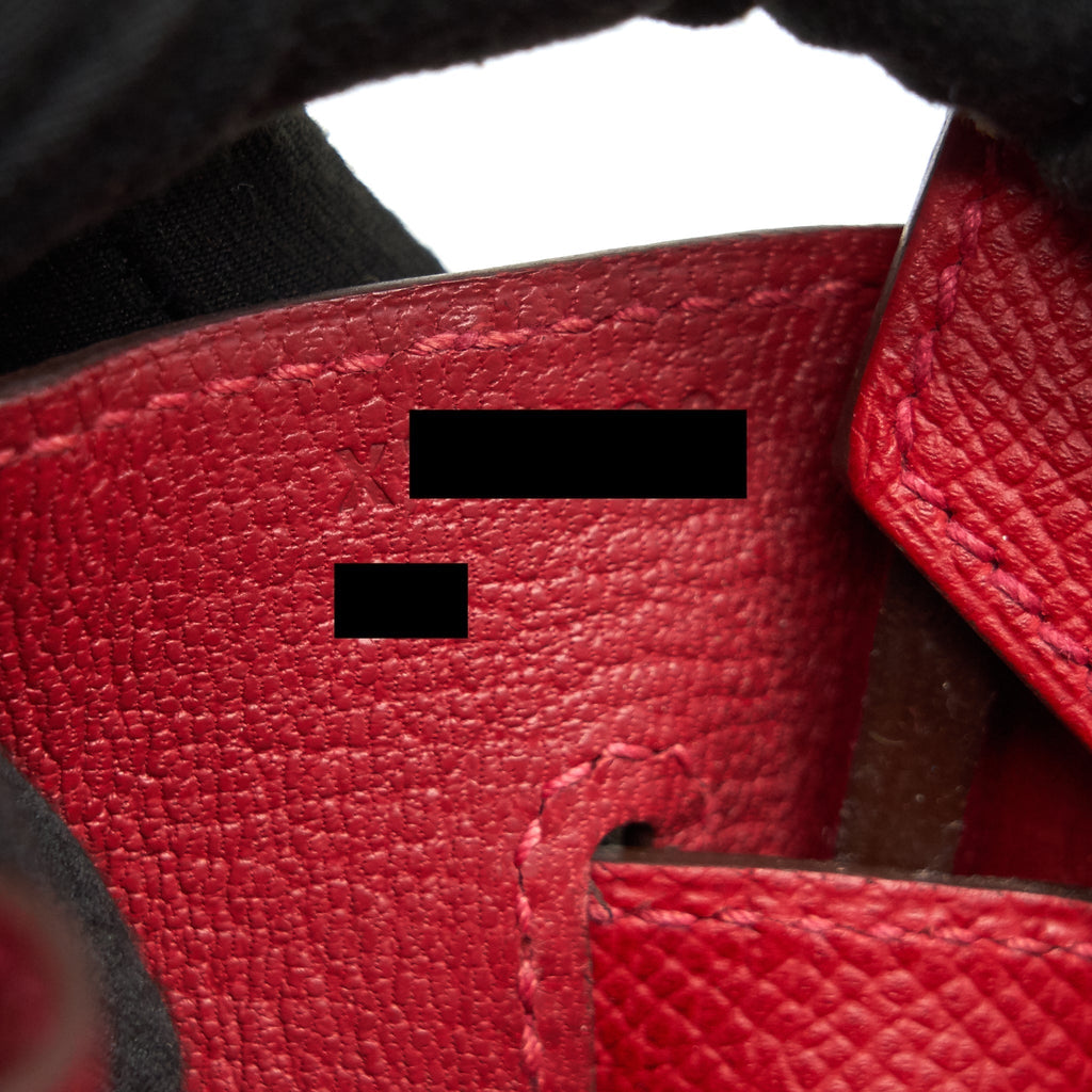 HERMES BIRKIN 30 Q5 ROUGE CASAQUE GOLD HARDWARE