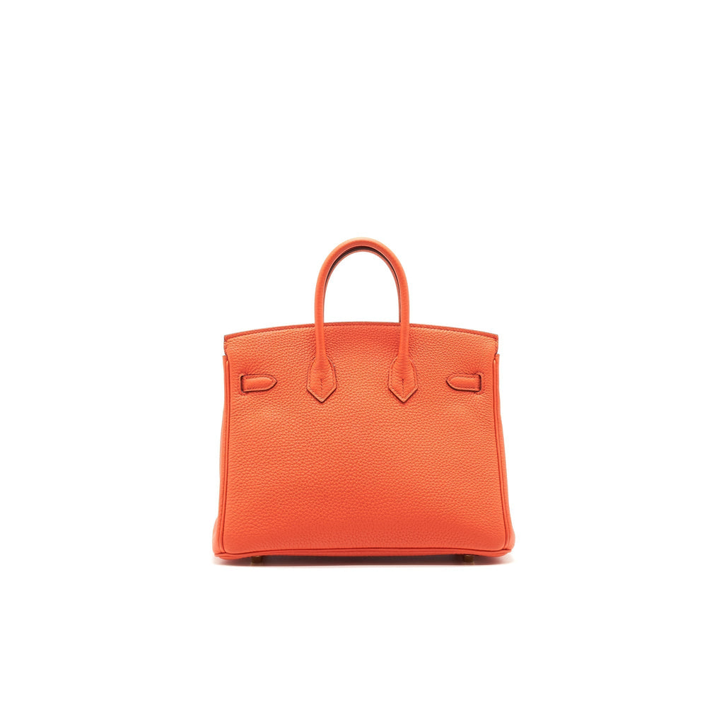 HERMES BIRKIN TOGO 25 ORANG POPPY