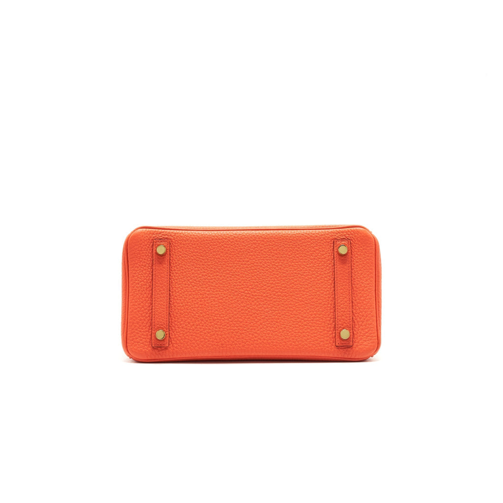 HERMES BIRKIN TOGO 25 ORANG POPPY