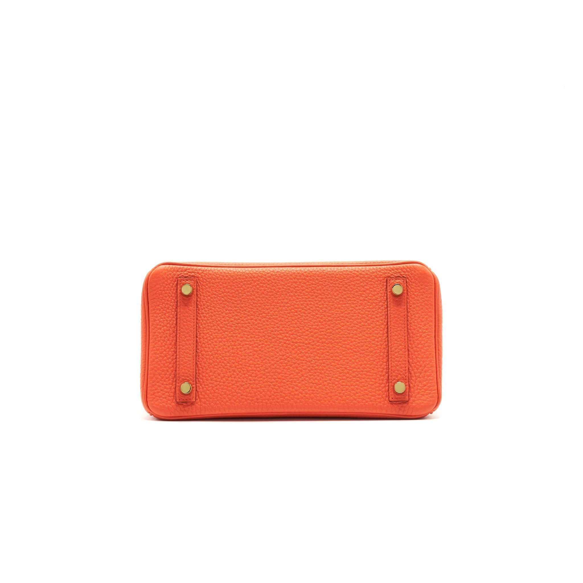 HERMES BIRKIN TOGO 25 ORANG POPPY