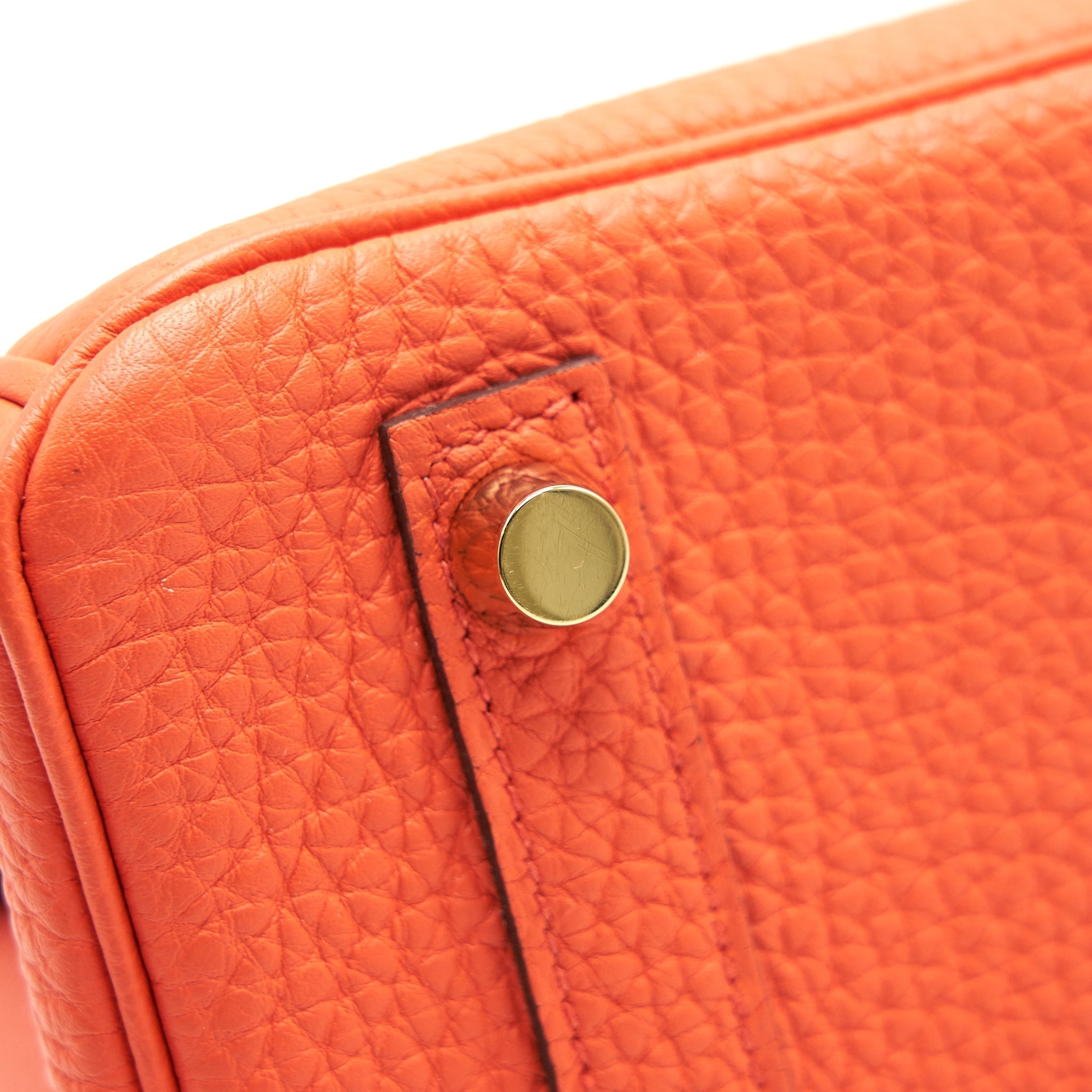 HERMES BIRKIN TOGO 25 ORANG POPPY