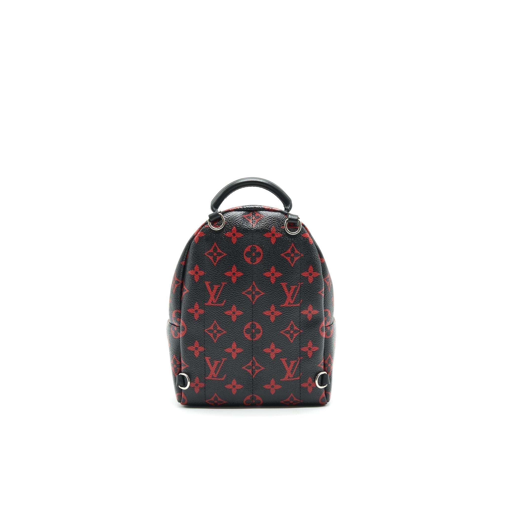 PALM SPRINGS MINI BACKPACK IN BLACK AND RED