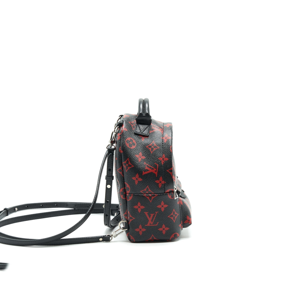 PALM SPRINGS MINI BACKPACK IN BLACK AND RED
