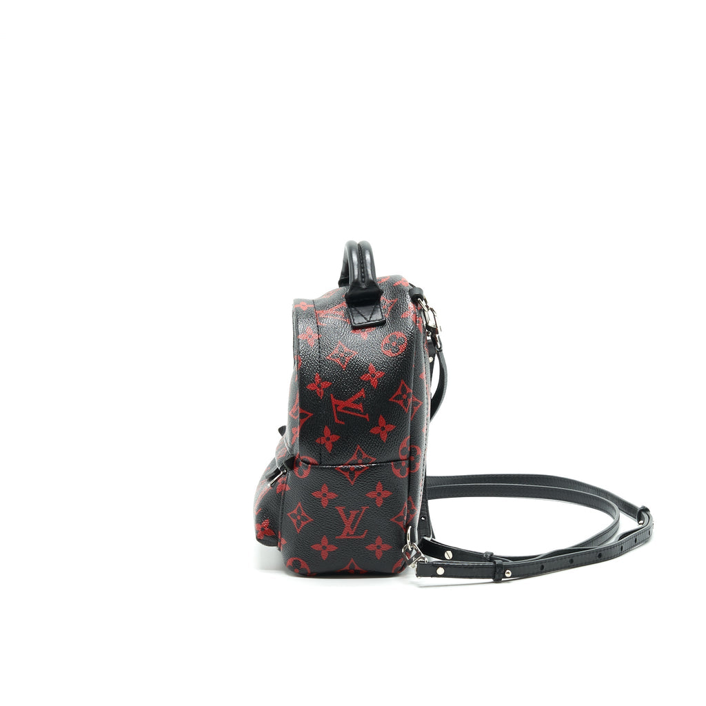 PALM SPRINGS MINI BACKPACK IN BLACK AND RED