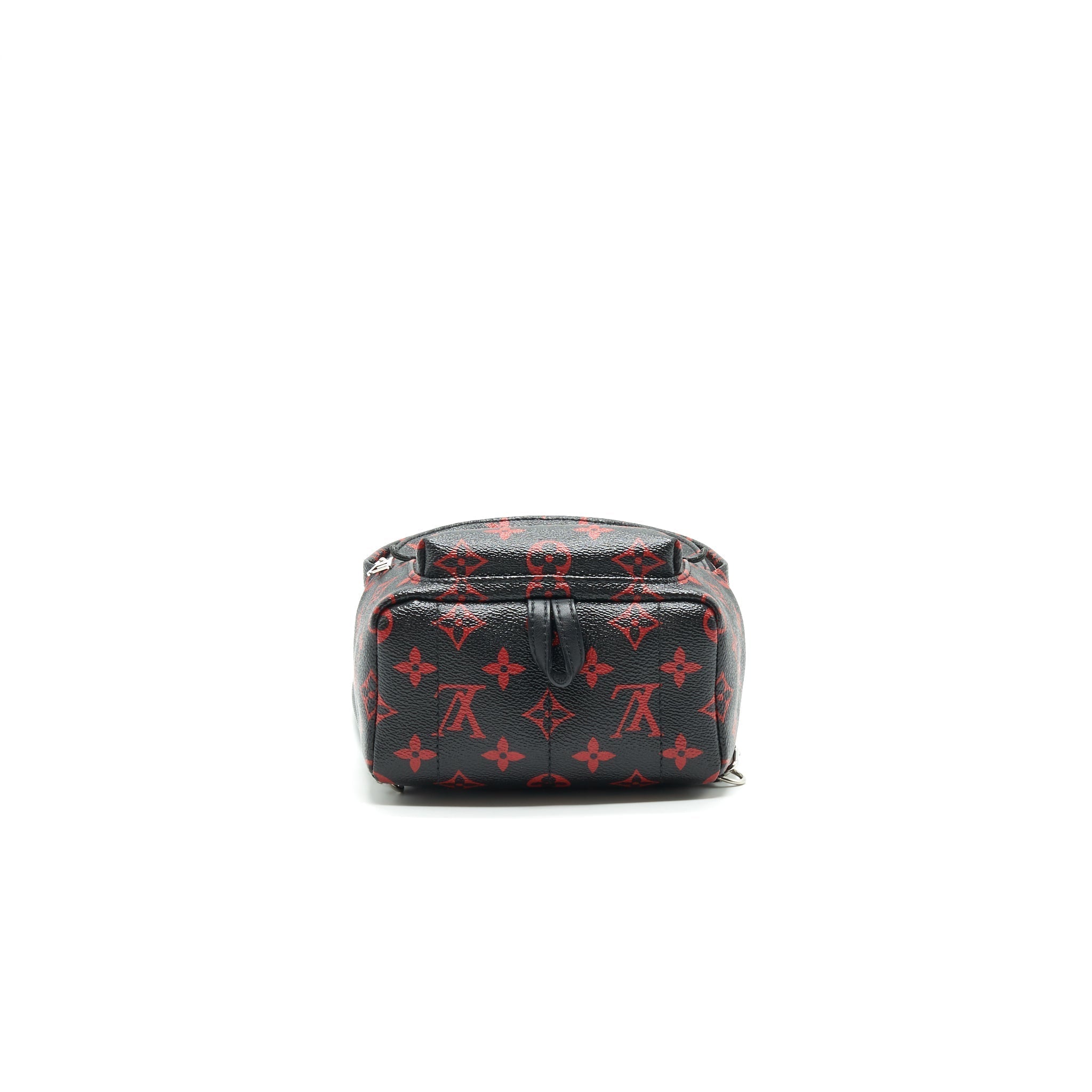 PALM SPRINGS MINI BACKPACK IN BLACK AND RED