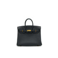 HERMES BIRKIN25 BLACK GHW