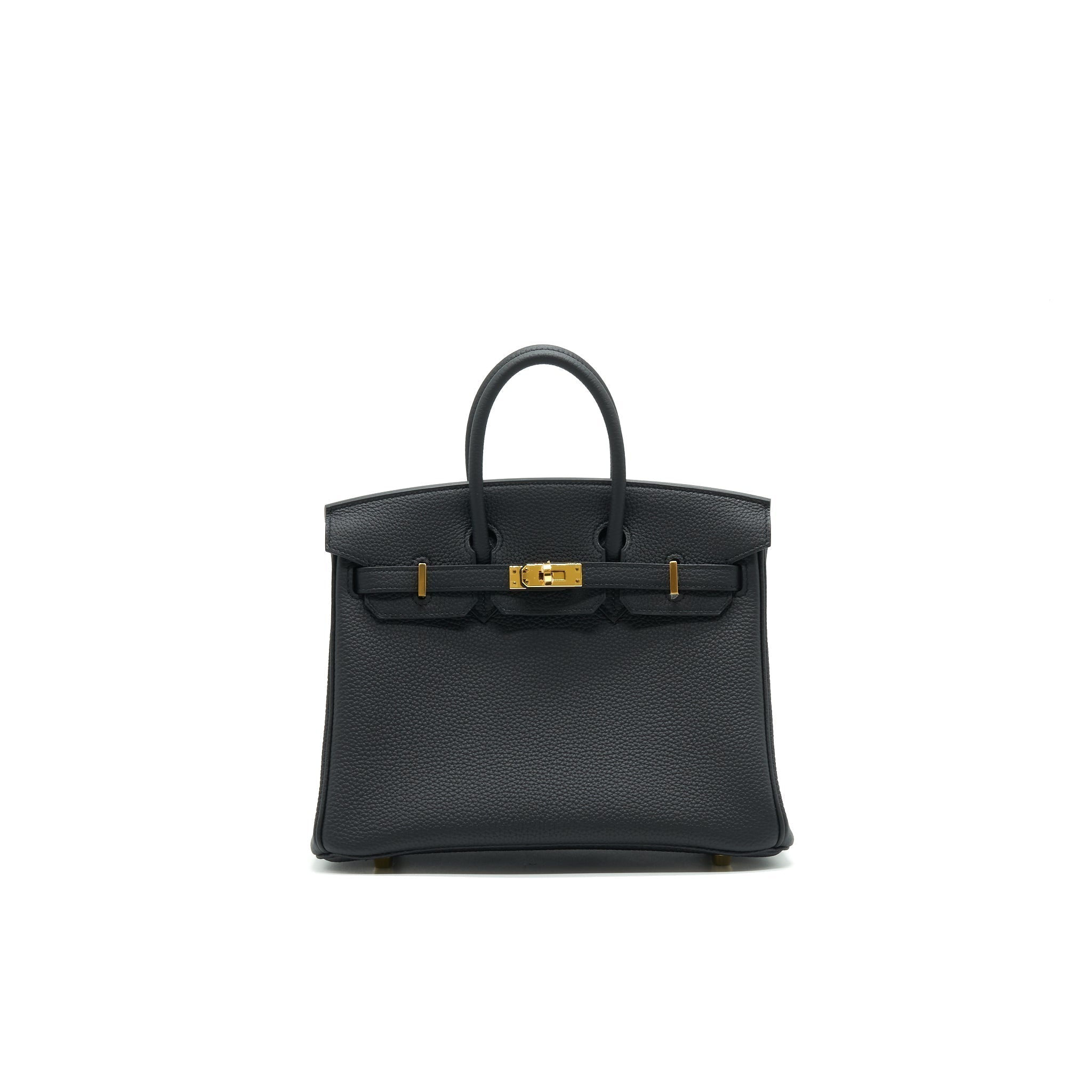 HERMES BIRKIN25 BLACK GHW