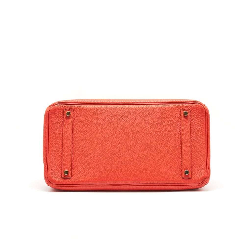 HERMES BIRKIN 35 9T CAPUCINE GHW TOGO LEATHER