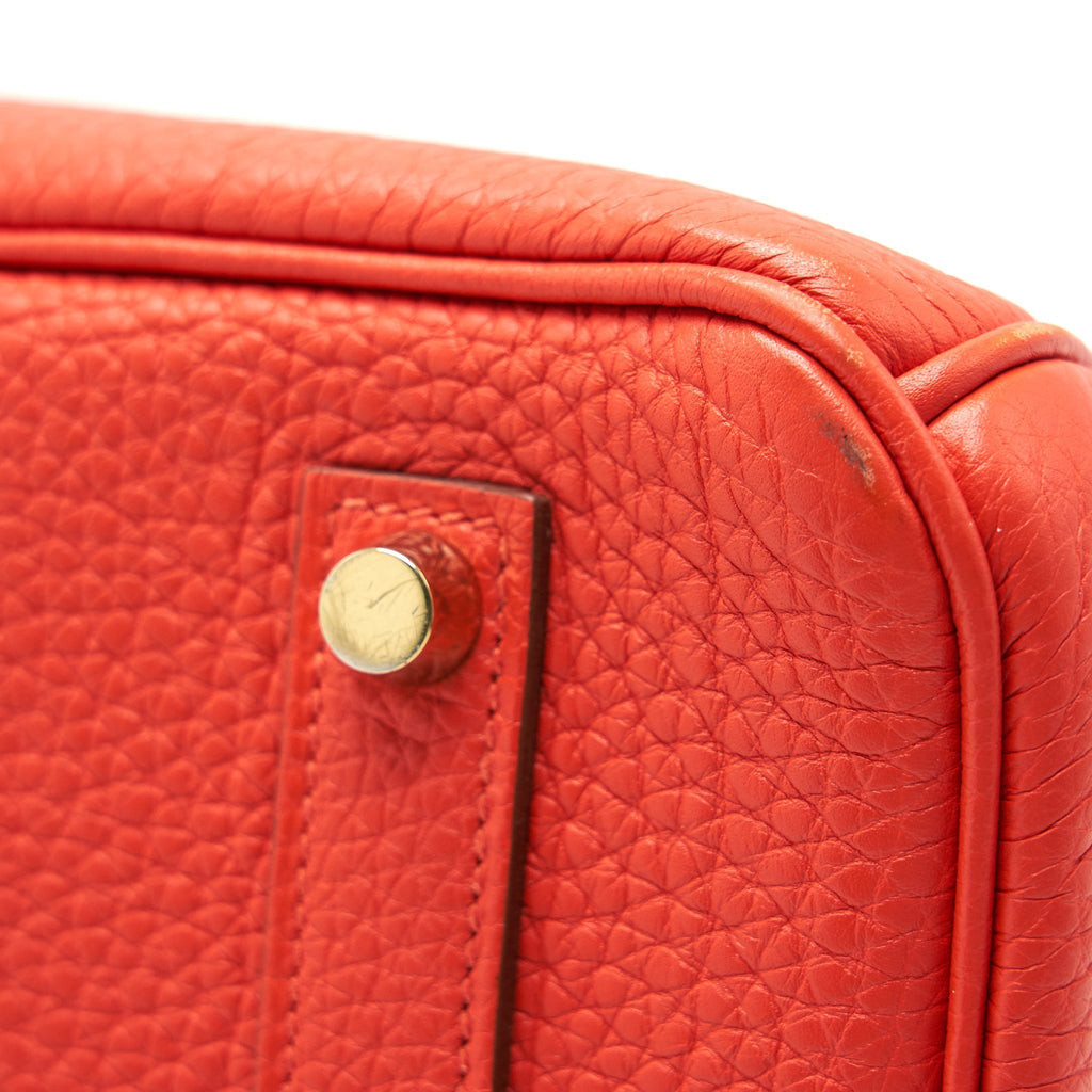 HERMES BIRKIN 35 9T CAPUCINE GHW TOGO LEATHER