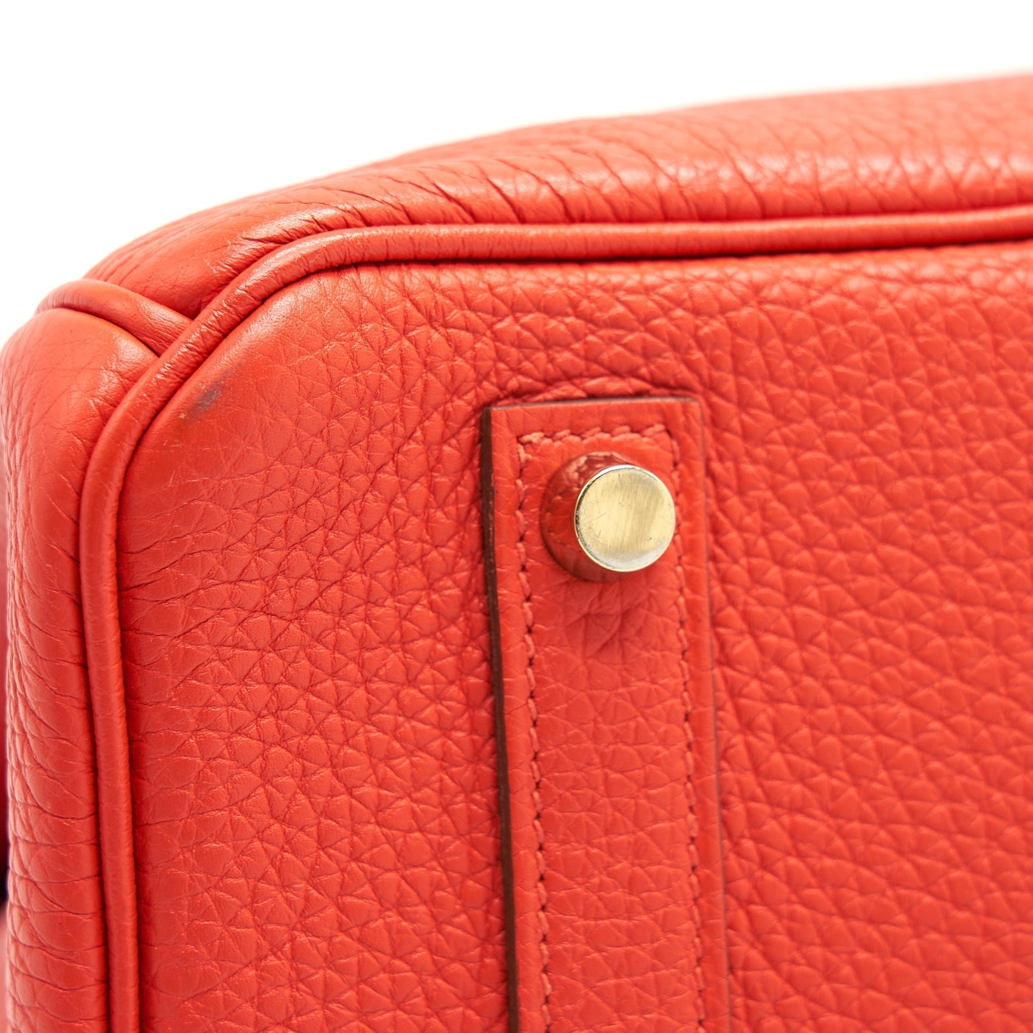 HERMES BIRKIN 35 9T CAPUCINE GHW TOGO LEATHER