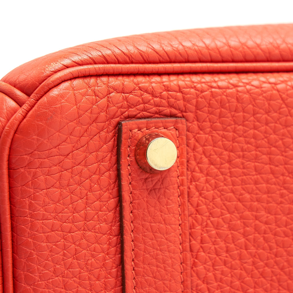 HERMES BIRKIN 35 9T CAPUCINE GHW TOGO LEATHER