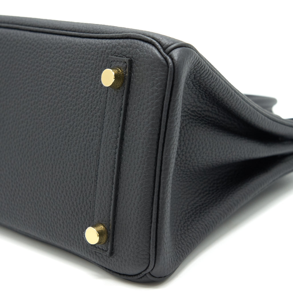 HERMES BIRKIN25 BLACK GHW