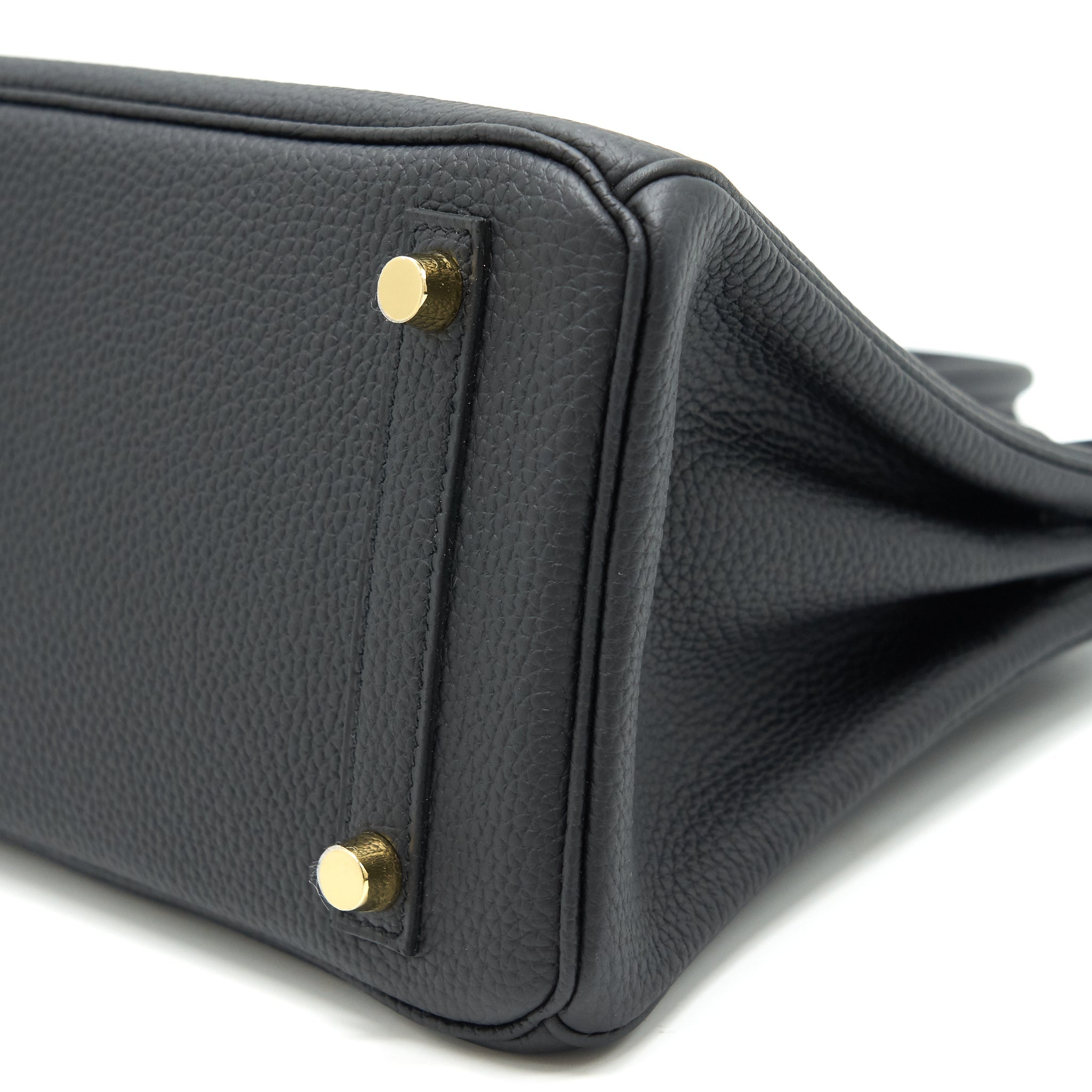 HERMES BIRKIN25 BLACK GHW