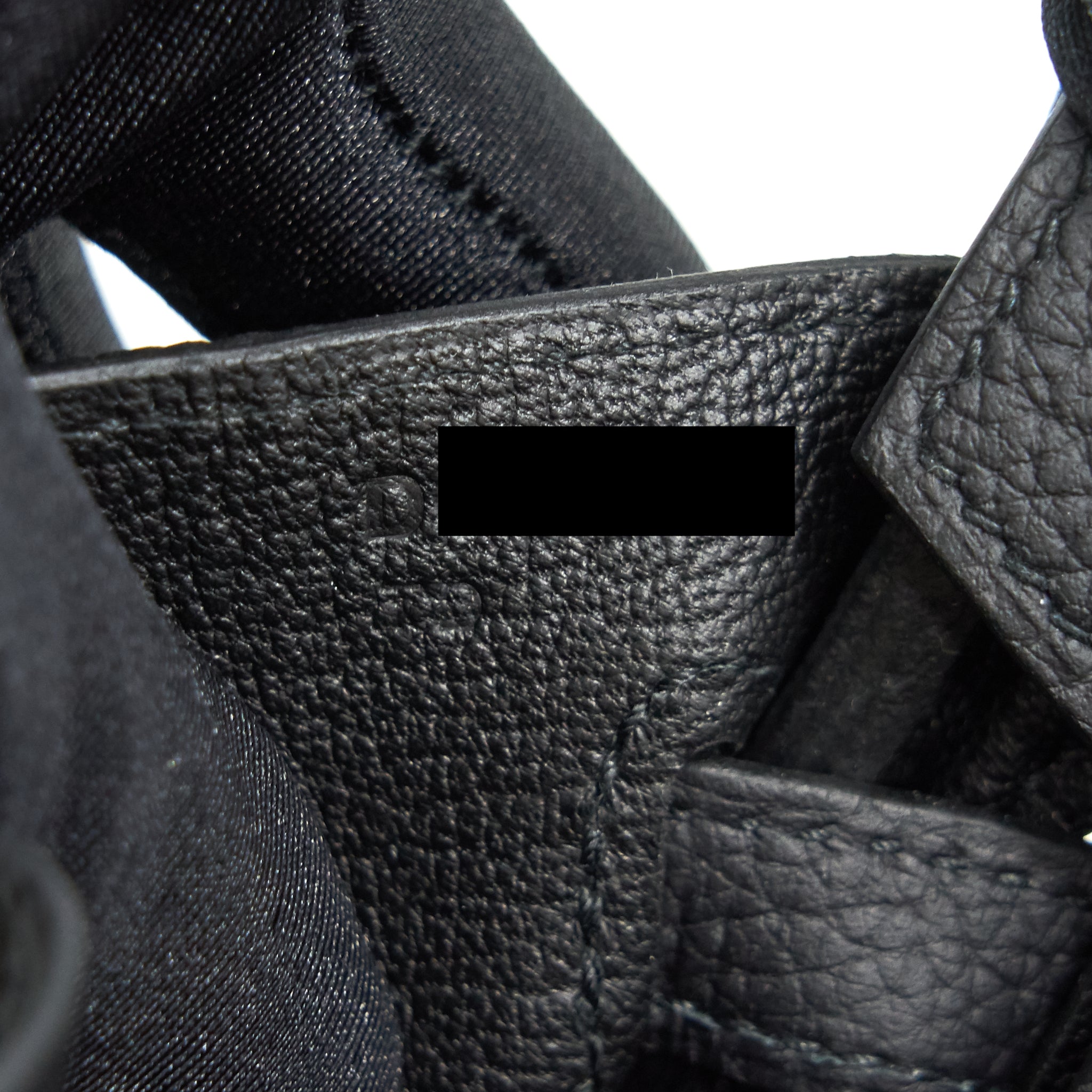 HERMES BIRKIN25 BLACK GHW