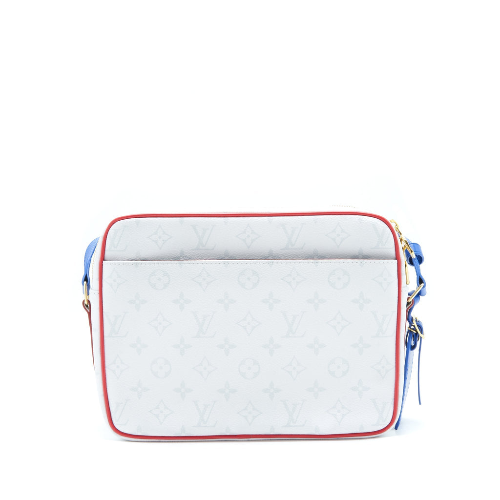 2020 LV X NBA WHITE MONOGRAM NIL MESSENGER BAG