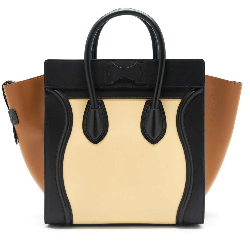 MINI LUGGAGE BAG CALFSKIN MULTICOLOURED GHW