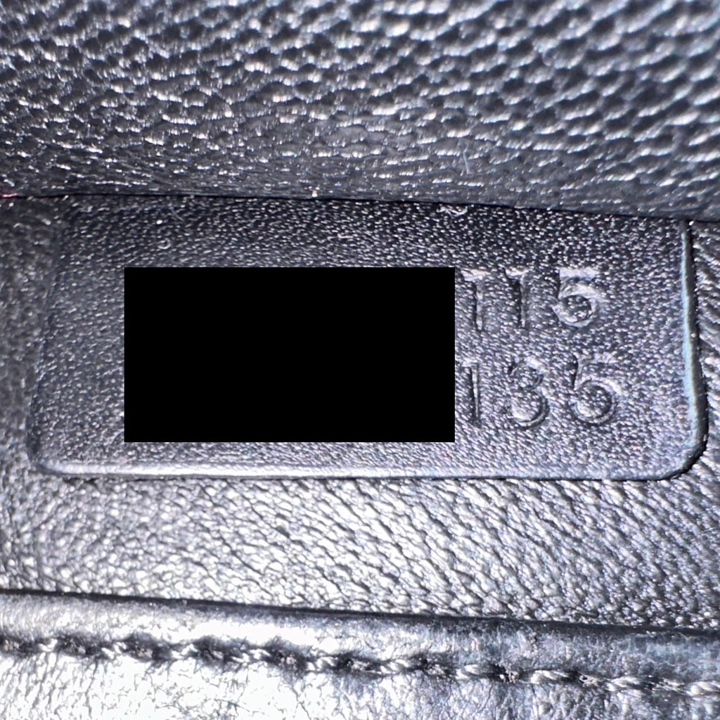 NANO LUGGAGE BAG CALFSKIN BLACK / WHITE GHW