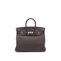 HERMES BIRKIN 25 EBENE/GOLD TOGO SHW