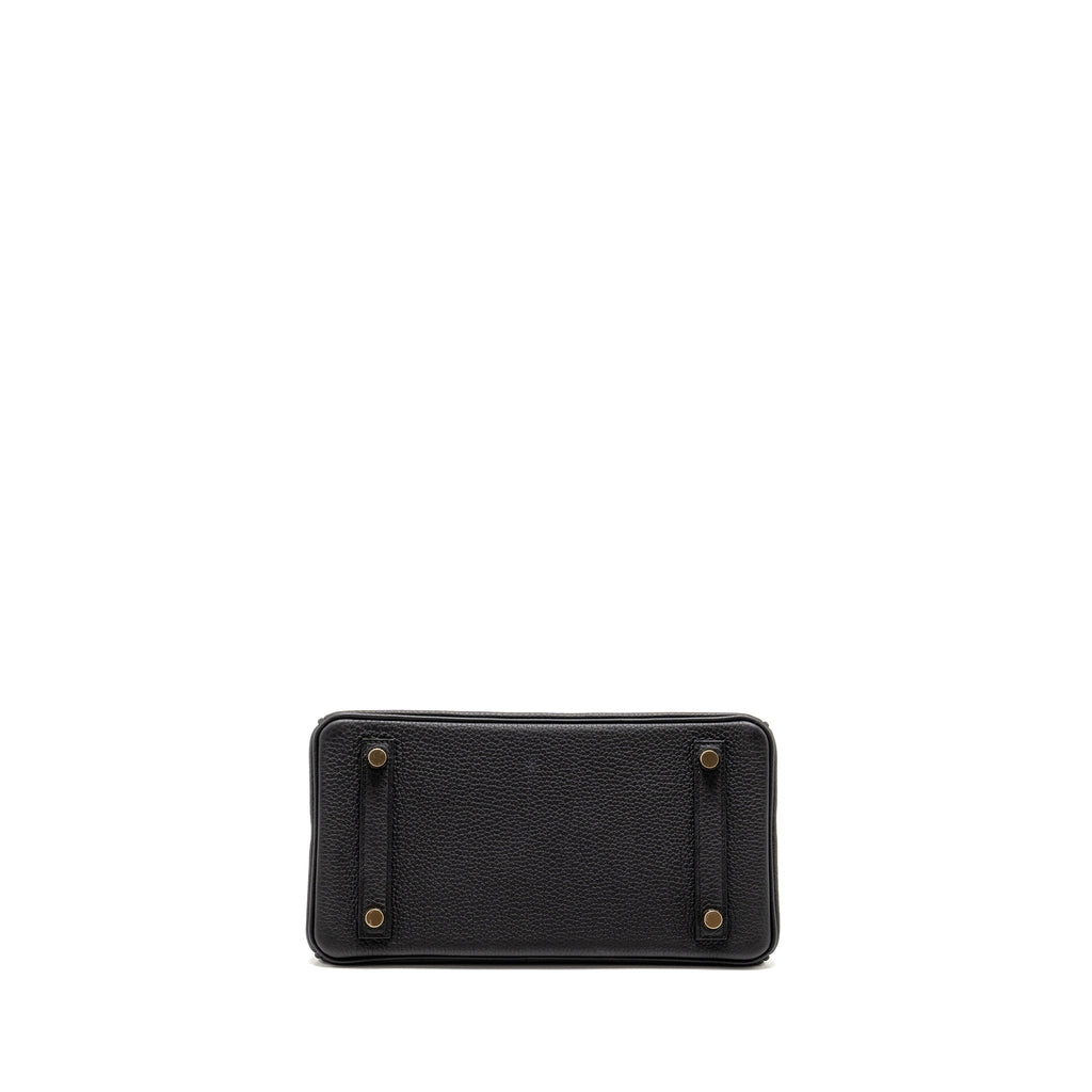 HERMES BIRKIN 25 TOUCH TOGO/LIZARD BLACK GHW