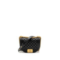 22A ROUND BOY MESSENGER BAG CAVIAR BLACK GHW (MICROCHIP)