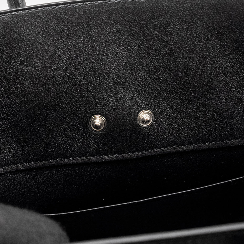 HERMES BIRKIN SHADOW 25 SWIFT BLACK SHW