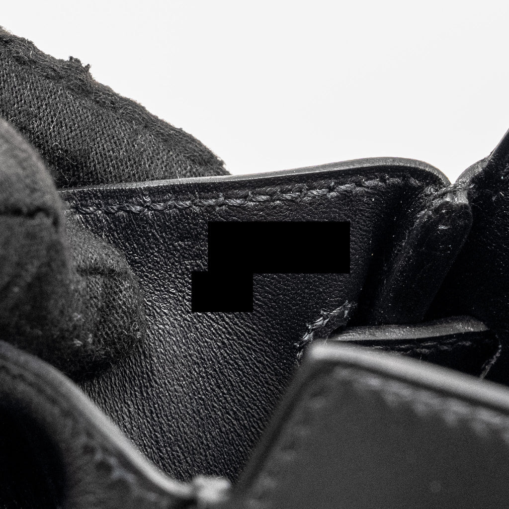 HERMES BIRKIN SHADOW 25 SWIFT BLACK SHW