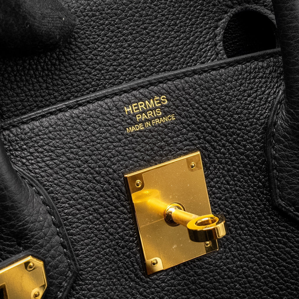HERMES BIRKIN 30 TOGO BLACK GHW