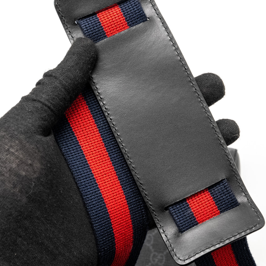 MESSENGER BAG GG SUPREME CANVAS BLACK/ MULTICOLOUR SHW